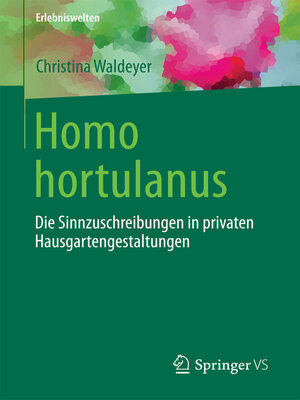 cover image of Homo hortulanus